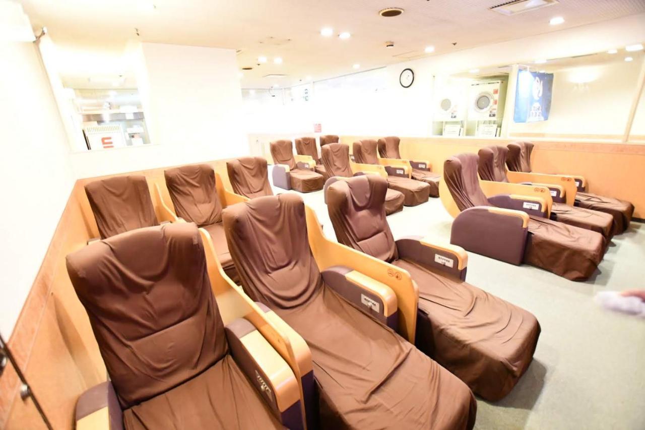Capsule Hotel Asahi Plaza Shinsaibashi Ósaka Exteriér fotografie